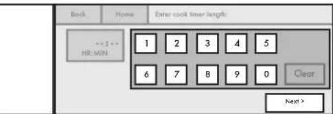 JENN-AIR JDRP436WP - Enter cook timer length, and then touch NEXT. - 1