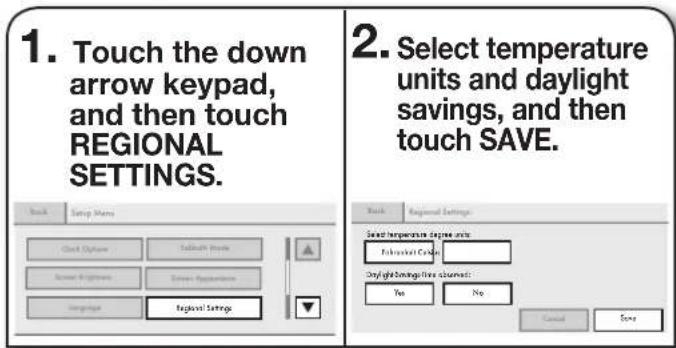 JENN-AIR JDRP436WP - Making Regional Settings - 1