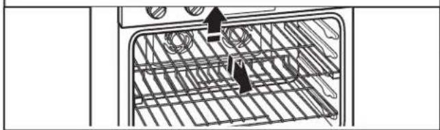 JENN-AIR JDRP436WP - Lift up rack/shelf rear. - 1