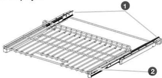 JENN-AIR JDRP436WP - Grille coulissante déployable - 1