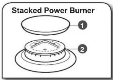 JENN-AIR JDRP436WP - Sealed Surface Burners - 1