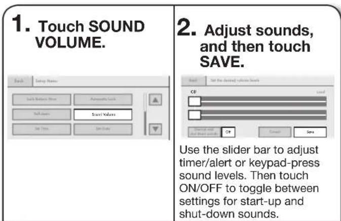 JENN-AIR JDRP436WP - Setting Sound Volume - 1