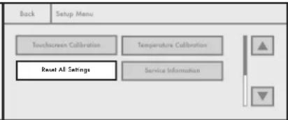 JENN-AIR JDRP436WP - Toucher RESET ALL SETTINGS (réinitialiser tous les réglages). - 1