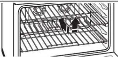 JENN-AIR JDRP436WP - Lift up rack/shelf front and slide in. - 1