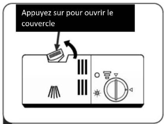 SALORA DWH6010 - Remplissage du réservoir de détergent - 1