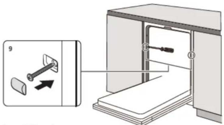 SALORA DWH6010 - Étape 4 : installation étape par étape du lave-vaisselle - 1