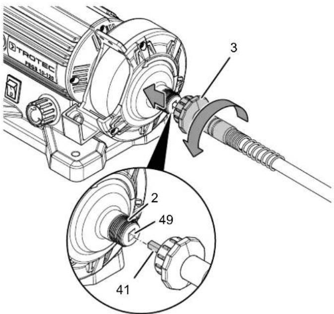 TROTEC PBGS 10120 - Avertissement de surface chaude - 1