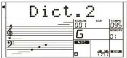 Medeli A810 - DICT. 2 (mode dictée d'accords) - 6