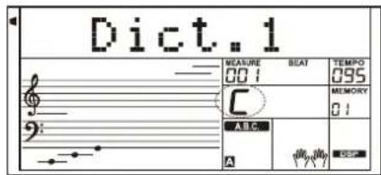 Medeli A810 - DICT. 2 (mode dictée d'accords) - 2