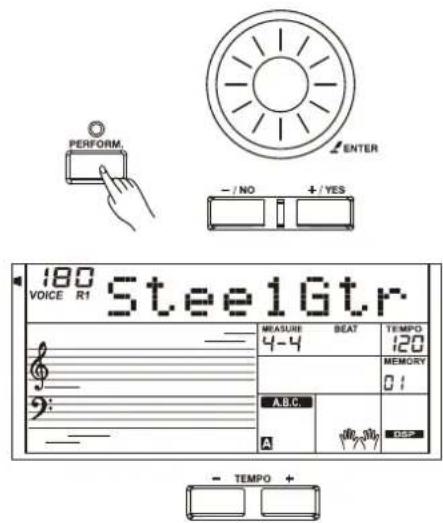 Medeli A810 - Changement de position - 1