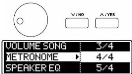 Medeli DP460KRW - Mesure battue (Metronome) - 3