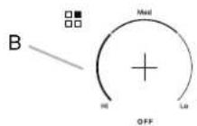 JENN-AIR JEC4424KB - PARTS AND FEATURES – KNOB CONTROLS - 2