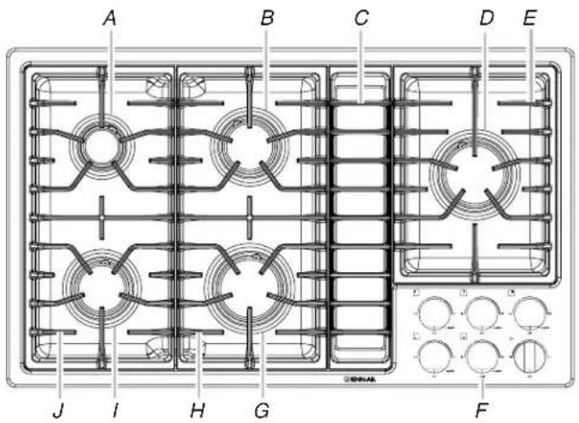 JENN-AIR JGD3536BS - PIÈCES ET CARACTÉRISTIQUES - 4