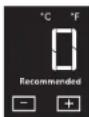 JENN-AIR ALOVE18FLC - Afficher et régler la température - 1