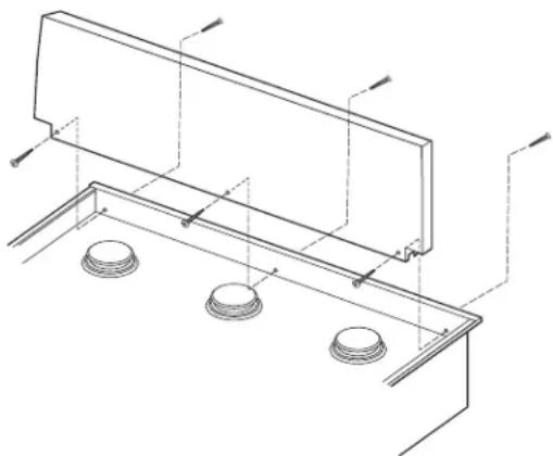 JENN-AIR JGCP548WP - Install Optional Backguard - 1