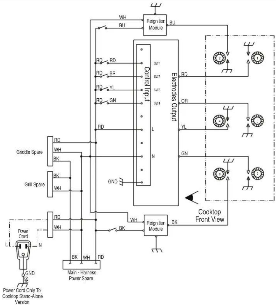 JENN-AIR JGCP548WP - WIRING DIAGRAMS - 1