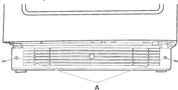 JENN-AIR JURFL242HX - TO REMOVE THE BASE GRILLE: - 1