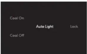 Cool On Auto Light Lock Cool Off