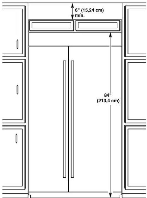 JENN-AIR JPK48SNXWPS - Options d'installation pour grille complètement intégrée - 2
