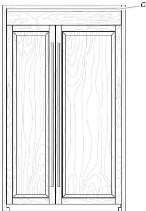 JENN-AIR JPK48SNXWPS - Installation avec grille intégrée standard—Vue complète du produit - 1