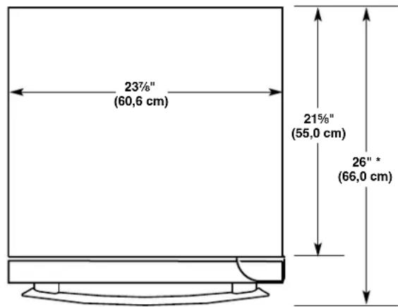 JENN-AIR JUB24FRERS - Dimensiones del producto - 3