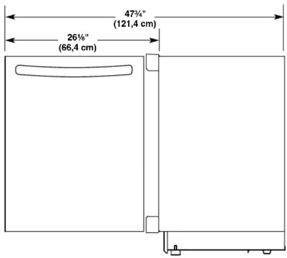 JENN-AIR JUB24FRERS - Dimensiones del producto - 2