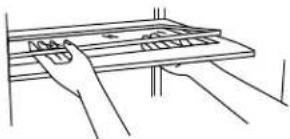 JENN-AIR JFX2897DRP - To remove the crispers) cover: - 1
