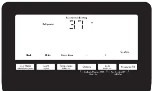 JENN-AIR JFX2897DRP - View Temperature Set Points - 1