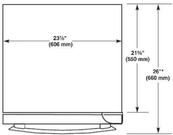 JENN-AIR JUG24FRERS - Vuedu dessus - 1