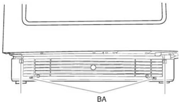 JENN-AIR JUG24FRERS - To Remove the Base Grille: - 1