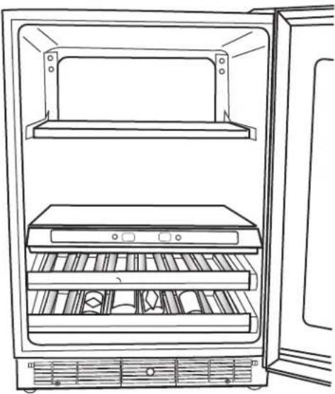 JENN-AIR JUB24FLERS - Para almacenar en el refrigerador para bebidas - 1