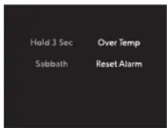 JENN-AIR JUD24FRERS - Over Temp Alarm (alarme de dépassement de température) - 1