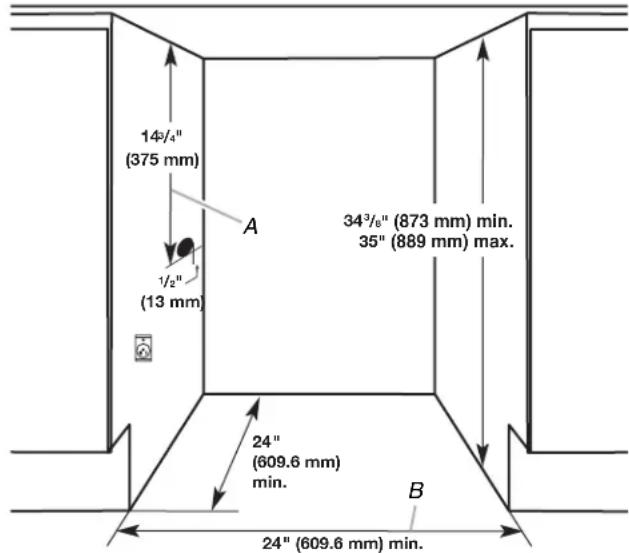 JENN-AIR JUD24FRERS - Opening Dimensions (both styles) - 1