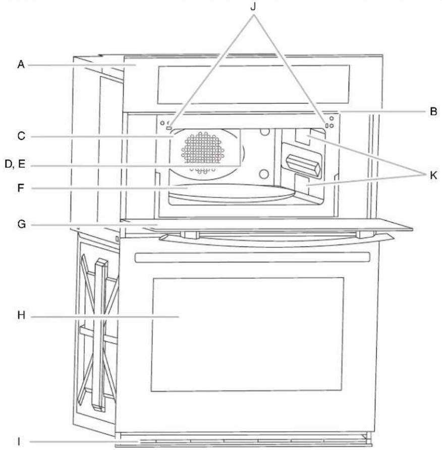 JENN-AIR JMC2427DS - Piéces et caractéristiques - 1