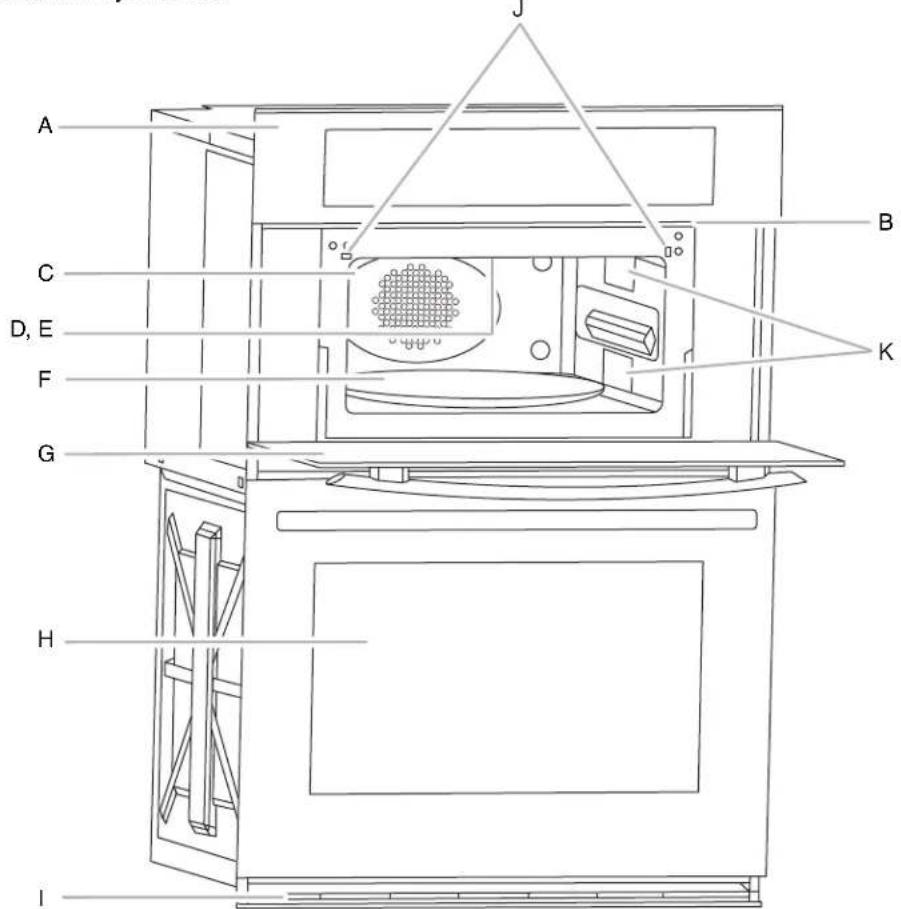 JENN-AIR JMC2430DP - Parts and Features - 1