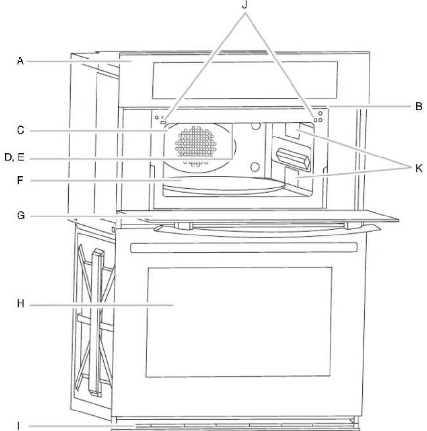 JENN-AIR JMC2430DP - Pièces et caractéristiques - 1