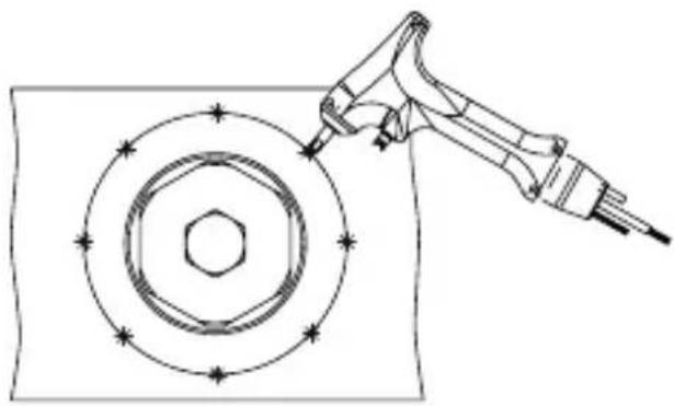 IFM E30500 - Procédure de soudage avec le bouchon à souder - 8