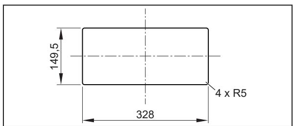 IFM EC0733 - Panel cutout - 1