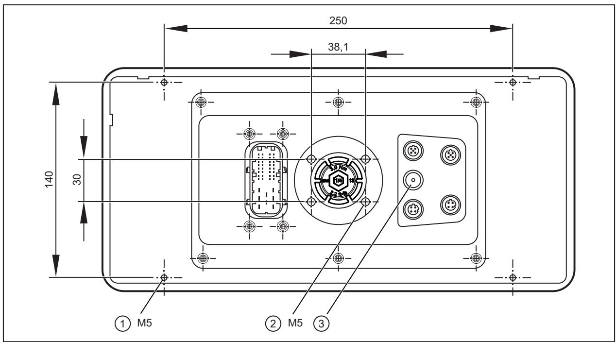 IFM EC0733 - Location for mounting accessories - 1
