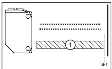 IFM O6H707 - Set range by means of background - 2