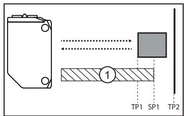 IFM O6H707 - Set range by means of background and object - 3