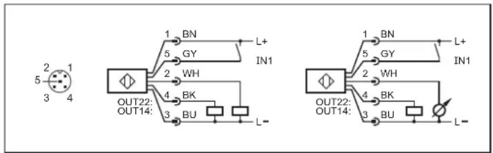 IFM O1D121 - Raccordement électrique - 2