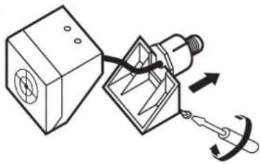 IFM GM705S - Orientation de la face active - 3