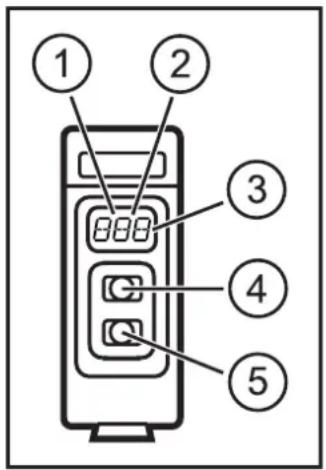 IFM O5D159 - Eléments de service et d'indication - 1