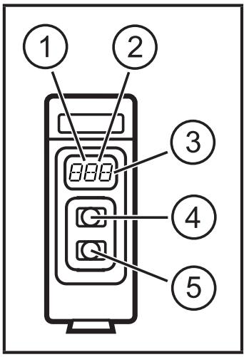 IFM O5D159 - Bedien- und Anzeigeelemente - 1