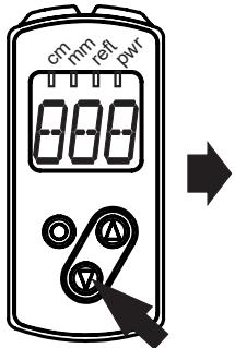 IFM OGD593 - Change from menu level 1 to menu level 2 - 1