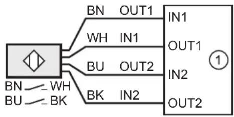 IFM MN201S - Raccordement électrique - 1