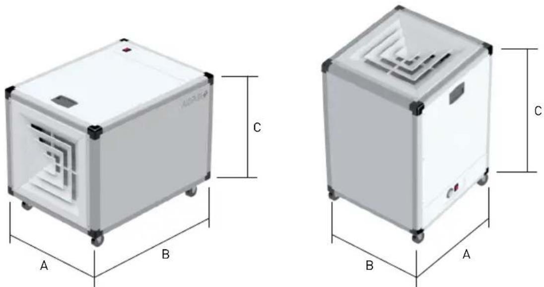 Soler & Palau PAP 850V - DIMENSIONS - 1