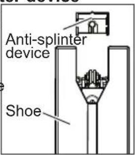 MILWAUKEE M12 244521 - Using the anti-splinter device - 1