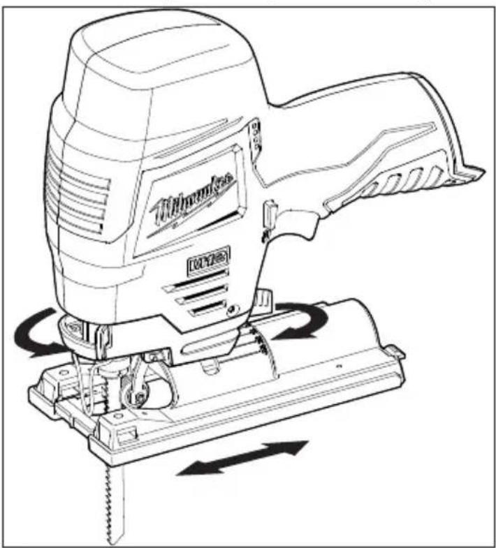 MILWAUKEE M12 244521 - Réglage du patin - 1